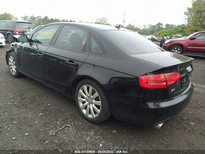 2014 AUDI A4 PREMIUM WAUBFAFL7EN010921