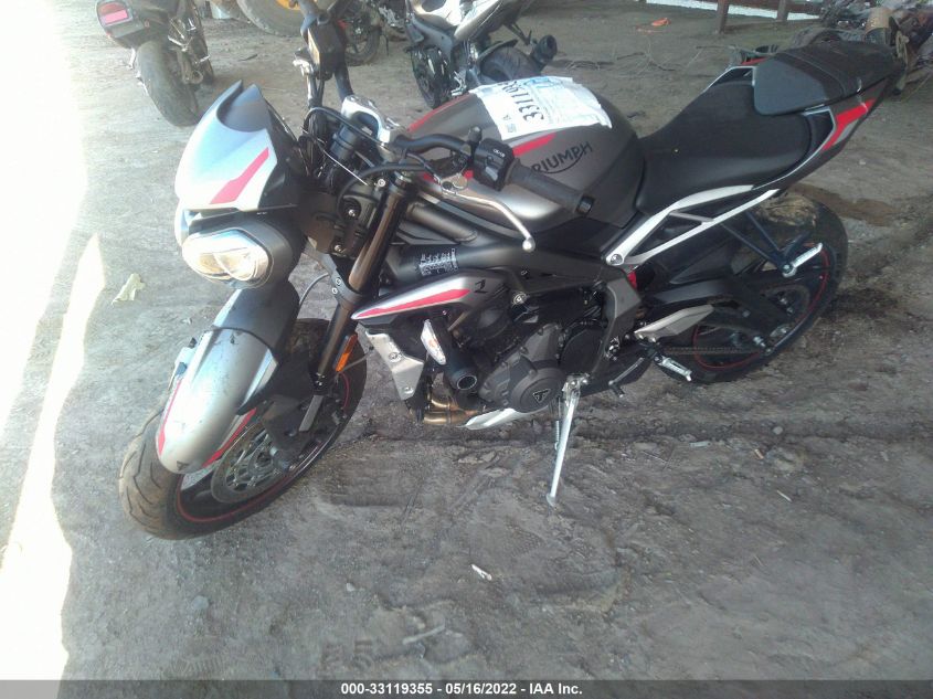 2022 TRIUMPH MOTORCYCLE STREET TRIPLE R SMTA534D2NTAW2997