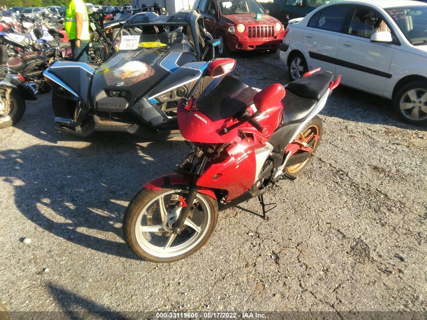 2012 HONDA CBR250 R MLHMC4105C5205333