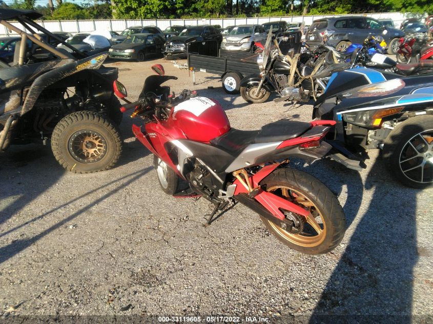2012 HONDA CBR250 R MLHMC4105C5205333