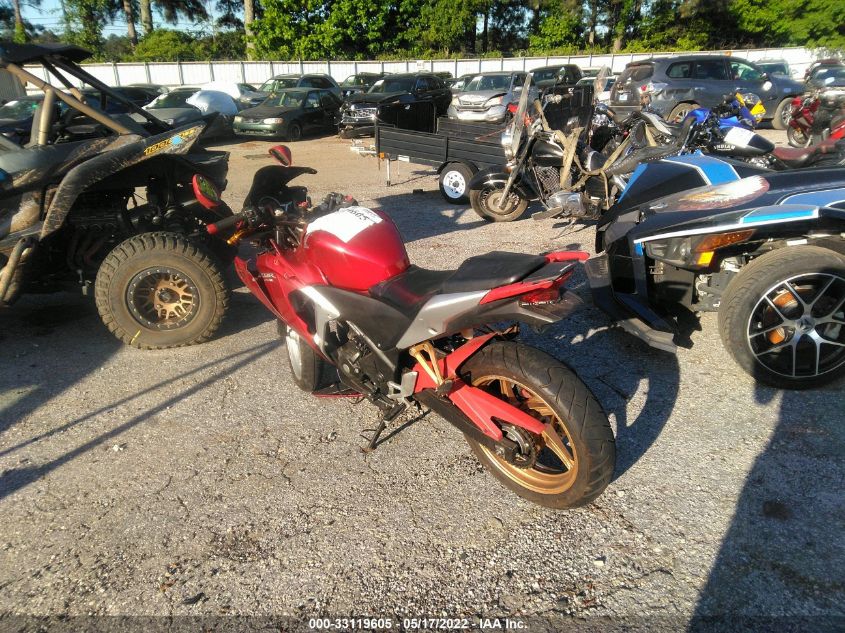 2012 HONDA CBR250 R MLHMC4105C5205333