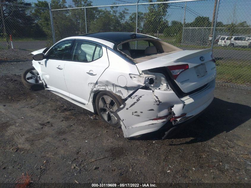 2013 KIA OPTIMA HYBRID HYBRID KNAGM4AD5D5051222