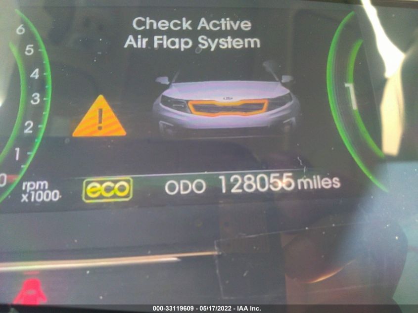 2013 KIA OPTIMA HYBRID HYBRID KNAGM4AD5D5051222