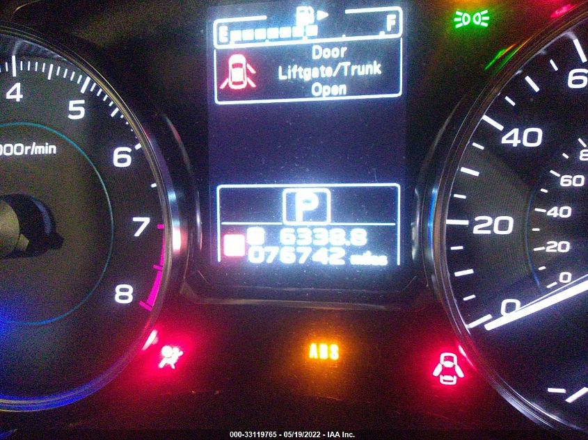 2015 SUBARU XV CROSSTREK LIMITED JF2GPAPC3F8283781