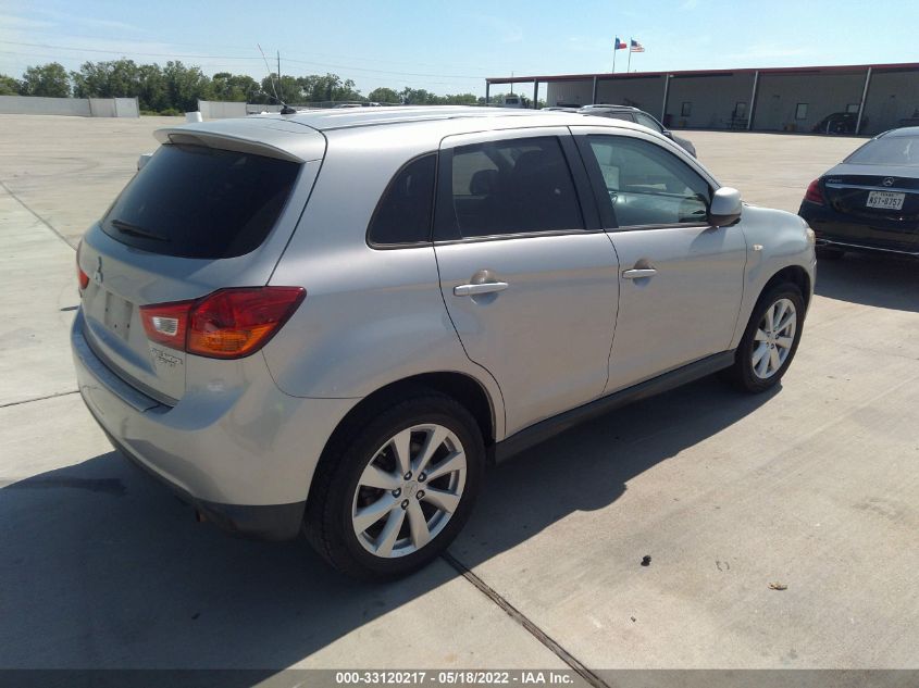 2014 MITSUBISHI OUTLANDER SPORT ES 4A4AP3AU4EE010875