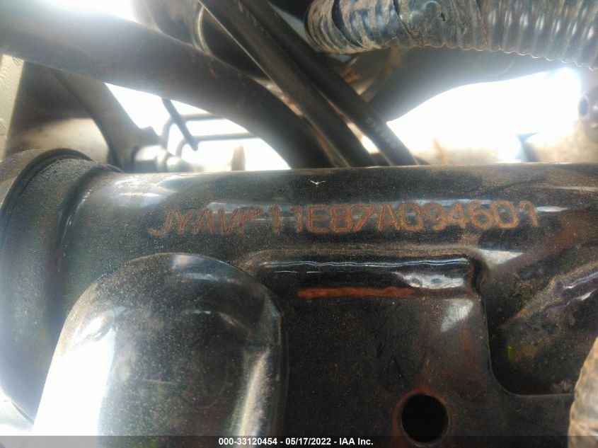 2007 YAMAHA XVS1100 JYAVP11E87A094601