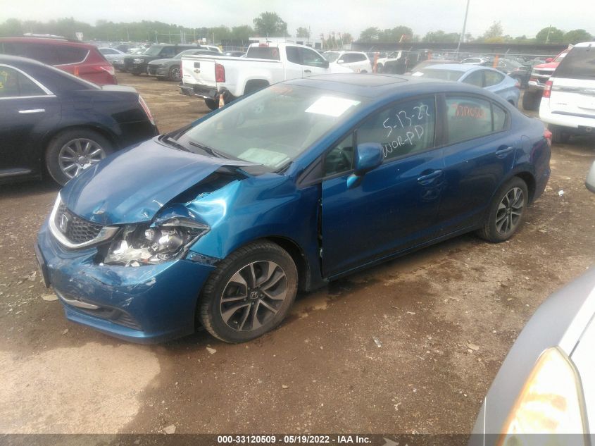 2013 HONDA CIVIC SDN EX 19XFB2F88DE054544