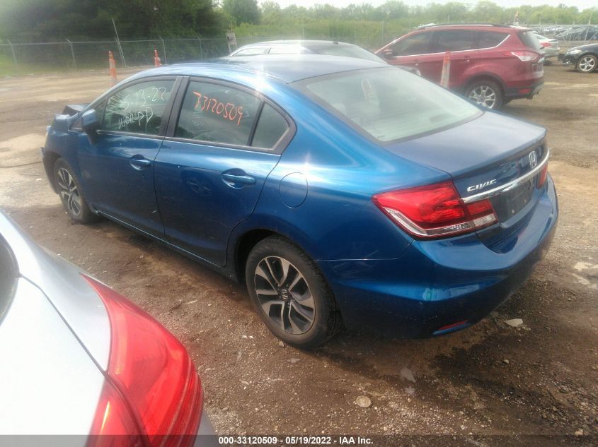 2013 HONDA CIVIC SDN EX 19XFB2F88DE054544