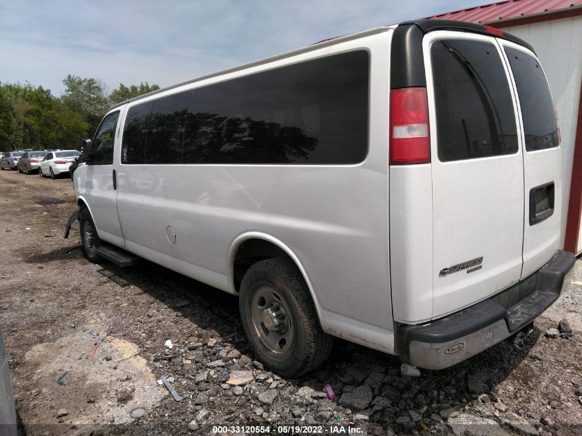 2016 CHEVROLET EXPRESS PASSENGER LT 1GAZGPFG3G1287735
