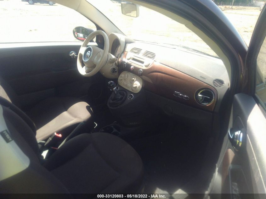 2013 FIAT 500 POP 3C3CFFAR5DT742354
