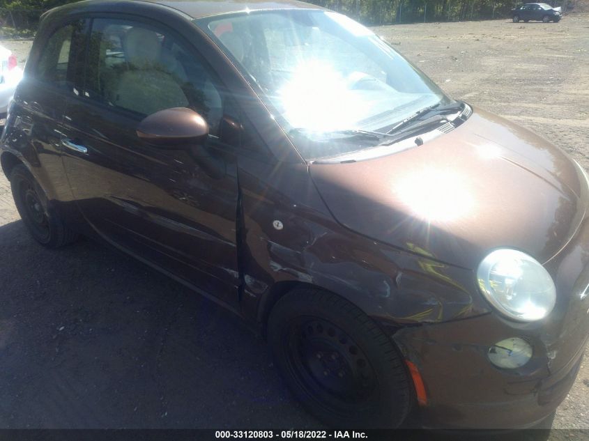 2013 FIAT 500 POP 3C3CFFAR5DT742354
