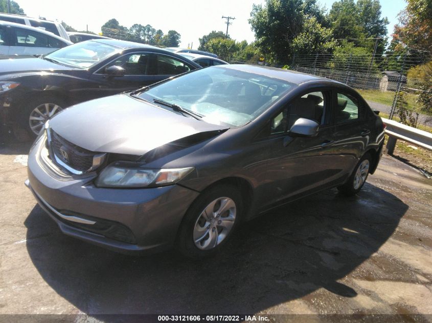 2013 HONDA CIVIC SDN LX 2HGFB2F52DH500683