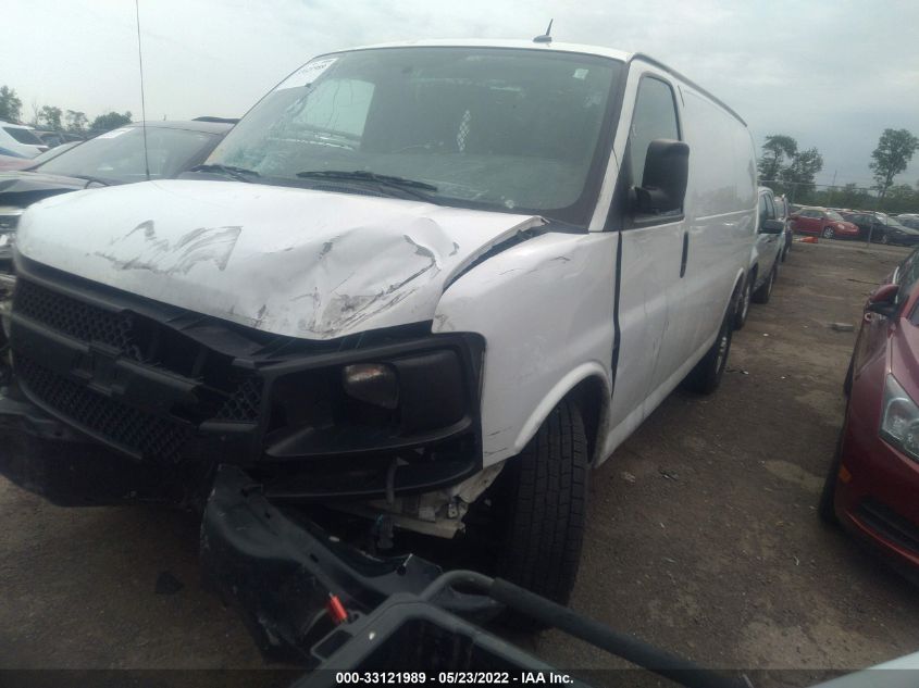 2014 CHEVROLET EXPRESS CARGO VAN 1GCWGFCA4E1159022