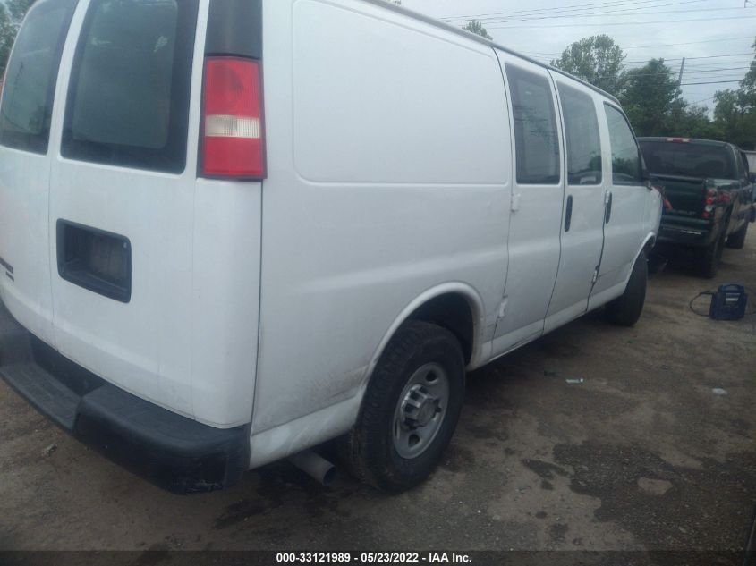 2014 CHEVROLET EXPRESS CARGO VAN 1GCWGFCA4E1159022