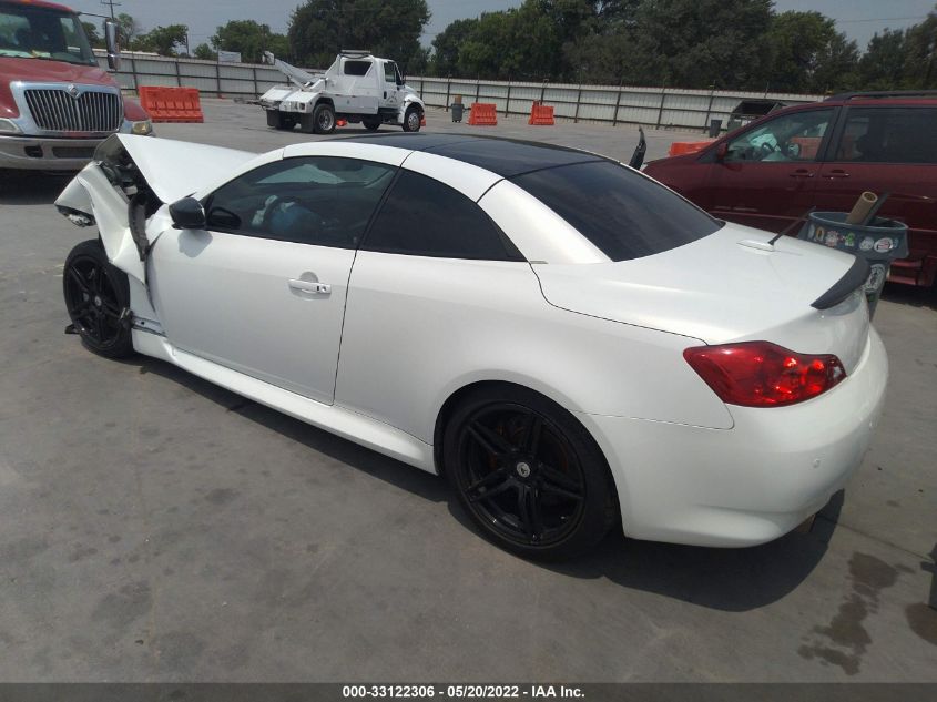 2013 INFINITI G37 CONVERTIBLE SPORT 6MT JN1CV6FEXDM770812