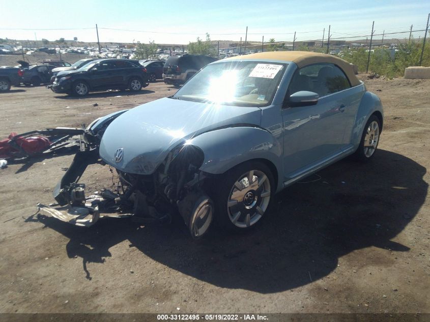 2015 VOLKSWAGEN BEETLE CONVERTIBLE 1.8T W/SOUND/NAV 3VW517AT9FM815191