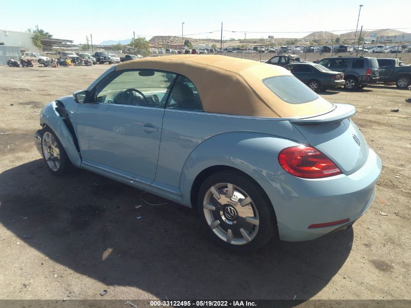 2015 VOLKSWAGEN BEETLE CONVERTIBLE 1.8T W/SOUND/NAV 3VW517AT9FM815191