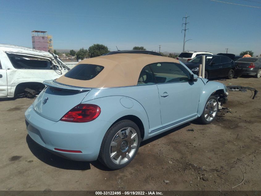 2015 VOLKSWAGEN BEETLE CONVERTIBLE 1.8T W/SOUND/NAV 3VW517AT9FM815191