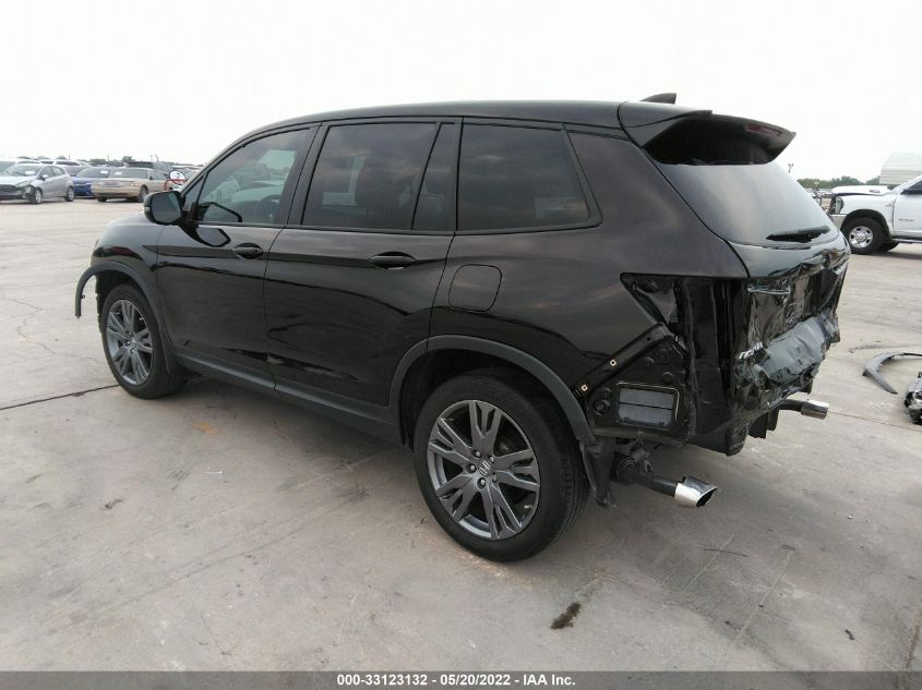 2019 HONDA PASSPORT EX-L 5FNYF7H56KB000843