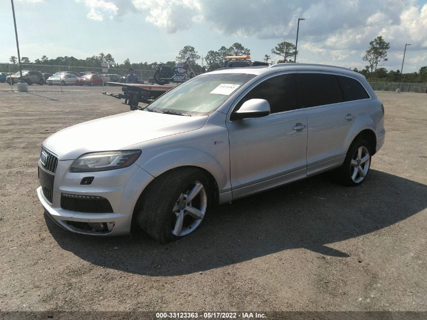 2014 AUDI Q7 3.0T S LINE PRESTIGE WA1DGAFEXED001463