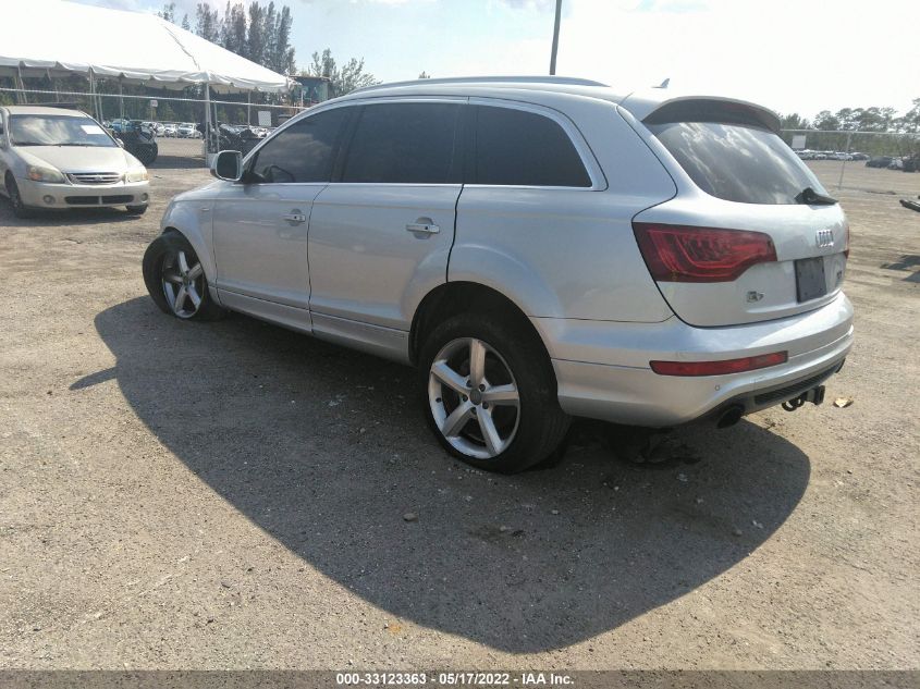 2014 AUDI Q7 3.0T S LINE PRESTIGE WA1DGAFEXED001463