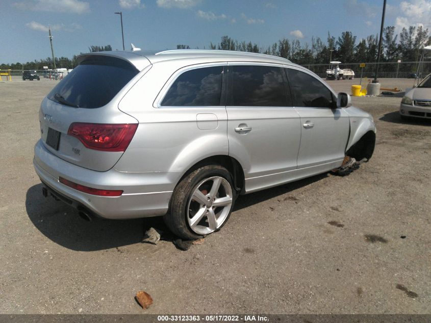 2014 AUDI Q7 3.0T S LINE PRESTIGE WA1DGAFEXED001463