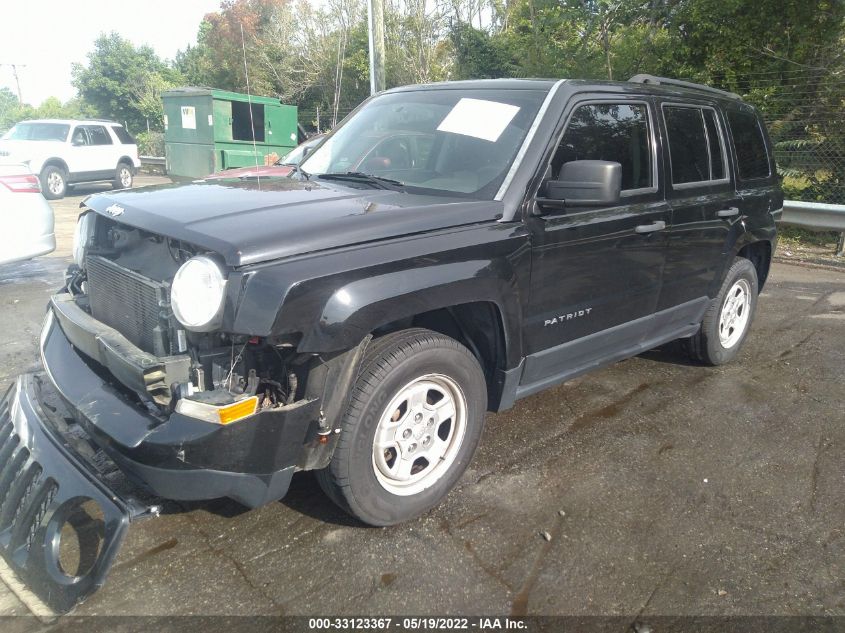 2016 JEEP PATRIOT SPORT 1C4NJPBB6GD537369