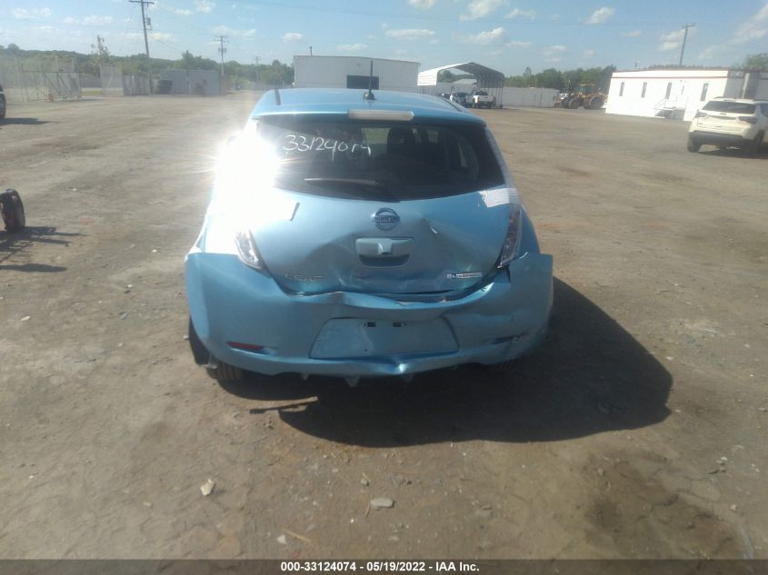 VIN 1N4AZ0CP1FC326504 2015 NISSAN LEAF no.6