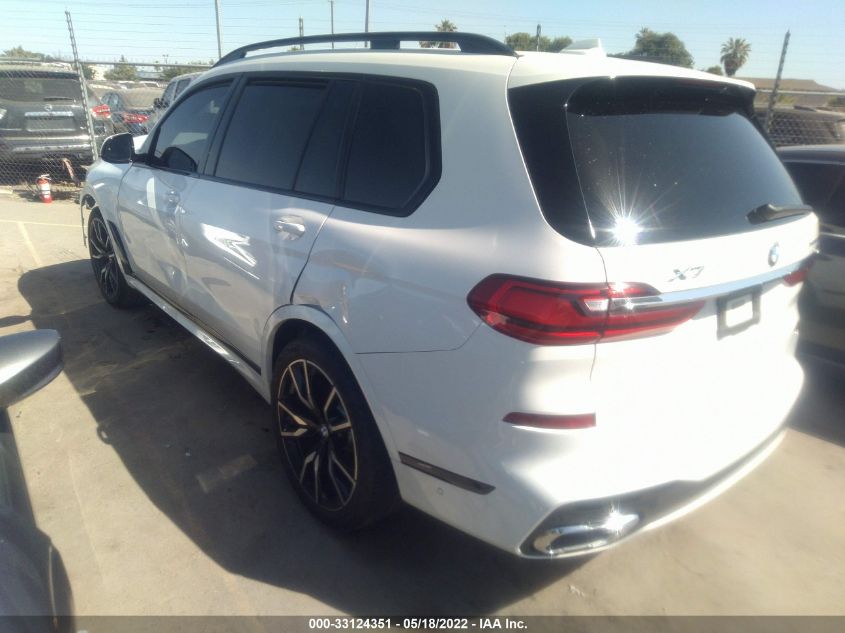 2020 BMW X7 XDRIVE40I 5UXCW2C08L0E74562