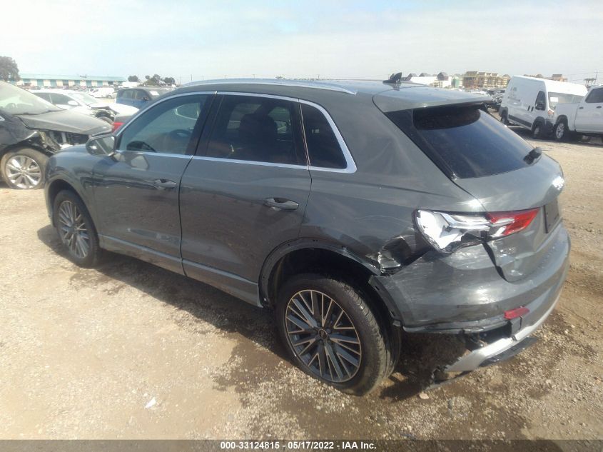 2022 AUDI Q3 PREMIUM WA1AUCF34N1038435