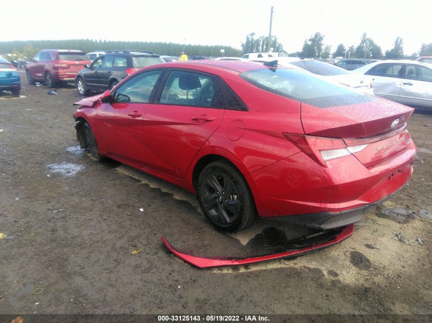 2022 HYUNDAI ELANTRA HYBRID BLUE KMHLM4AJ4NU016083