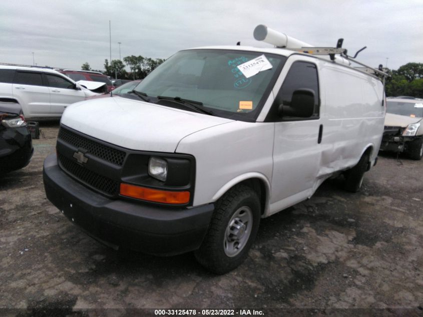 2013 CHEVROLET EXPRESS CARGO VAN 1GCWGFBA9D1123732