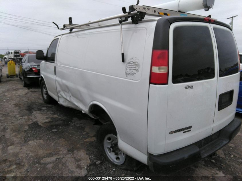 2013 CHEVROLET EXPRESS CARGO VAN 1GCWGFBA9D1123732
