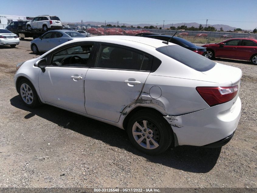 2013 KIA RIO LX KNADM4A33D6198904