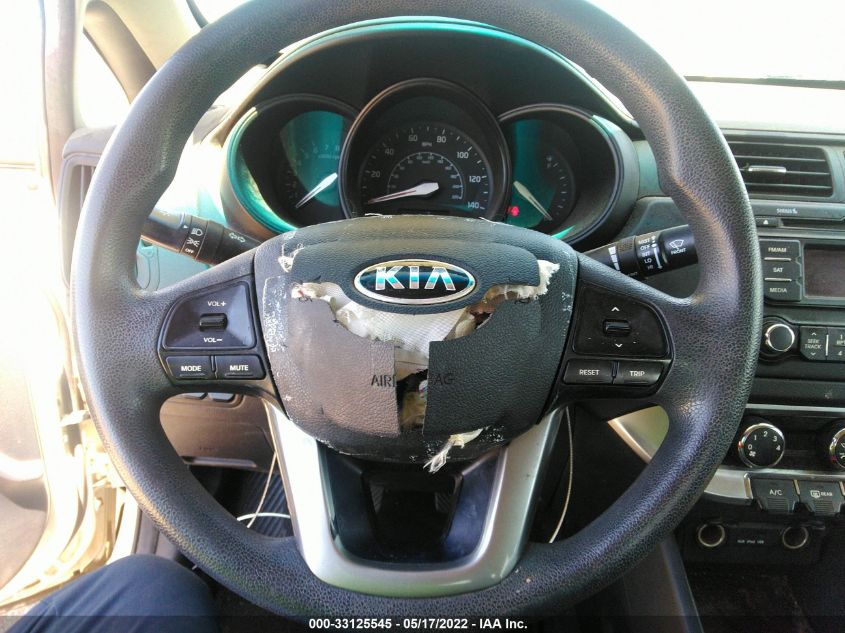 2013 KIA RIO LX KNADM4A33D6198904