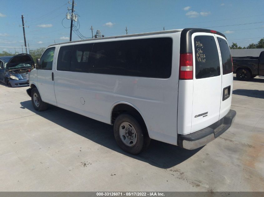 2013 CHEVROLET EXPRESS PASSENGER LT 1GAZG1FG6D1167226
