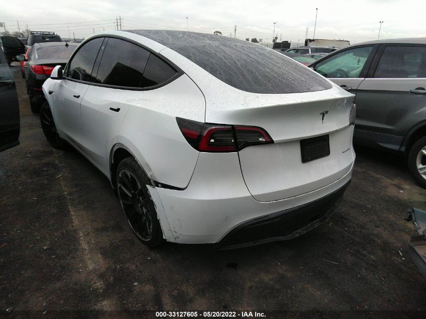 2021 TESLA MODEL Y LONG RANGE 5YJYGDEE8MF160399