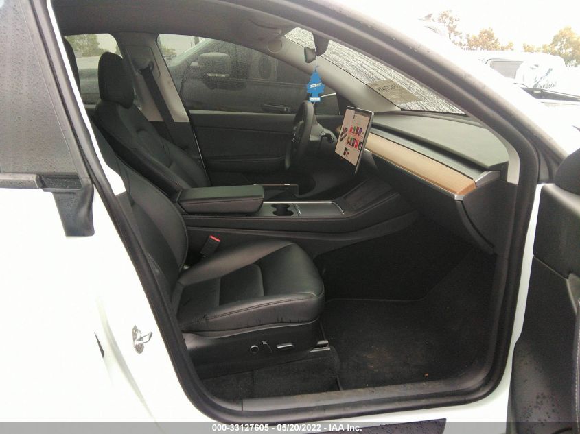 2021 TESLA MODEL Y LONG RANGE 5YJYGDEE8MF160399