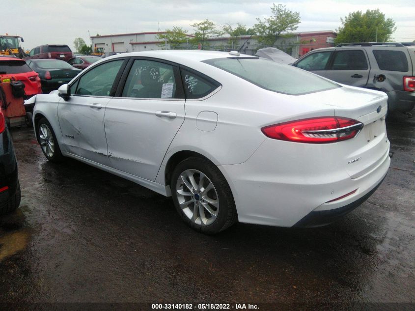 2019 FORD FUSION HYBRID SE 3FA6P0LU7KR205912