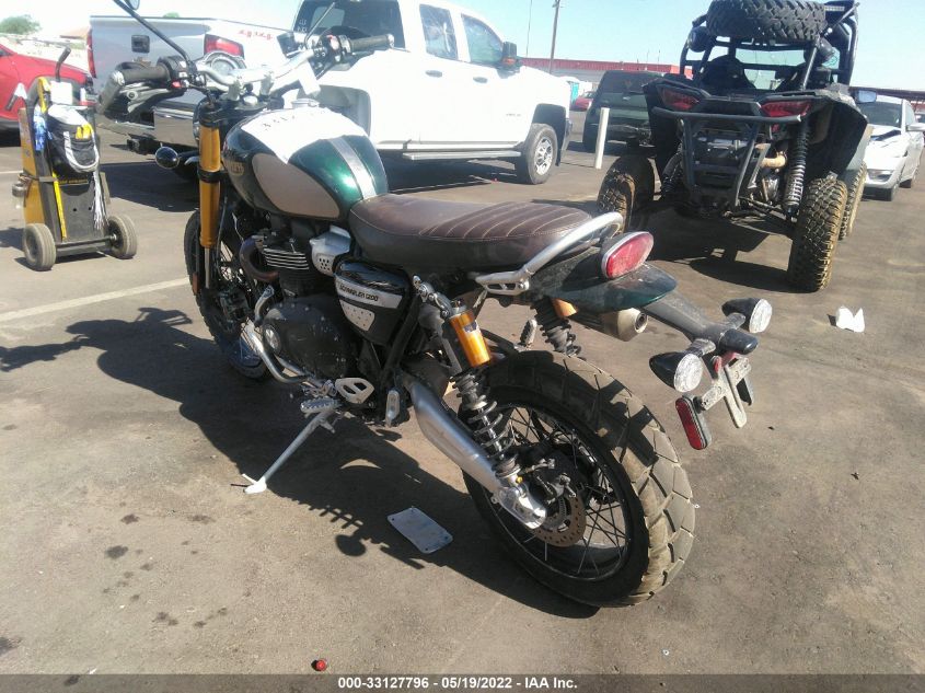 2022 TRIUMPH MOTORCYCLE SCRAMBLER 1200 XE SMTD51HG5NTAH4787