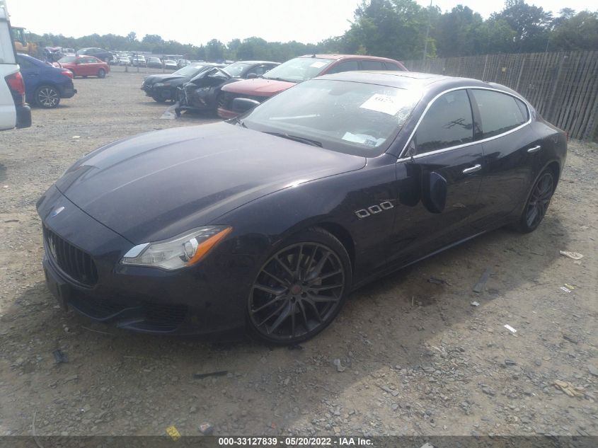 2016 MASERATI QUATTROPORTE GTS ZAM56PPAXG1164156