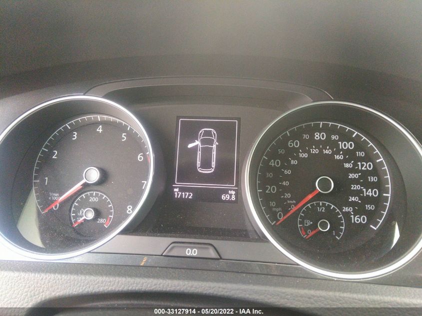 2019 VOLKSWAGEN GOLF SPORTWAGEN S/SE 3VWY57AU3KM507762