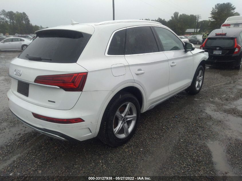 2021 AUDI Q5 PREMIUM WA1AAAFY6M2075245