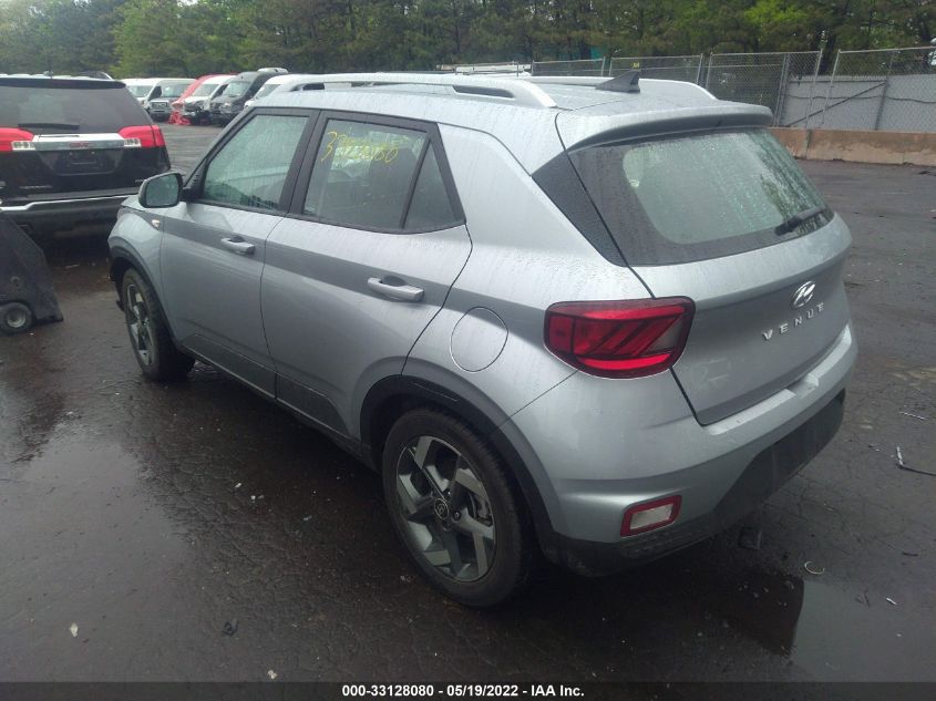 2022 HYUNDAI VENUE SEL KMHRC8A33NU141081
