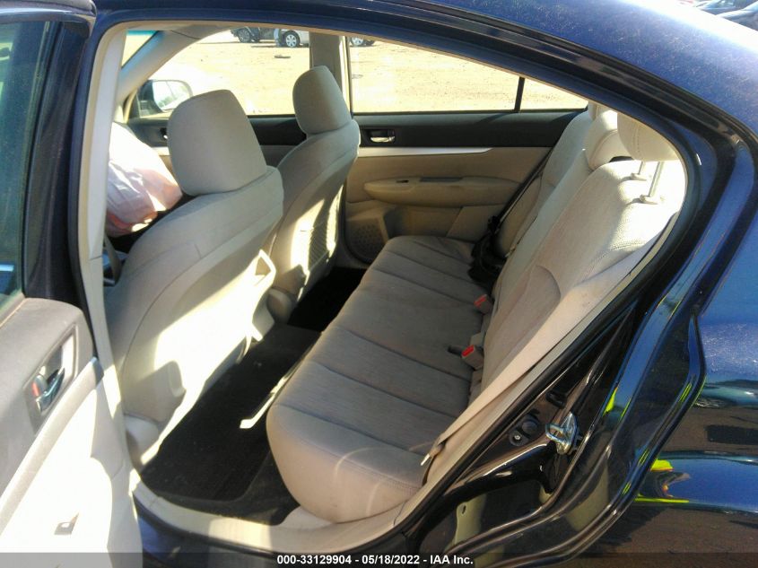 2013 SUBARU LEGACY 2.5I 4S3BMBA64D3006500