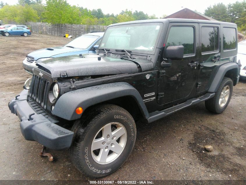 2018 JEEP WRANGLER JK UNLIMITED SPORT S 1C4BJWDG0JL886935