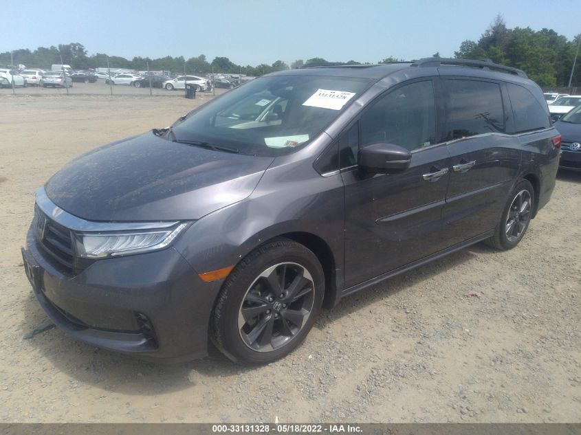 2021 HONDA ODYSSEY ELITE 5FNRL6H90MB007607