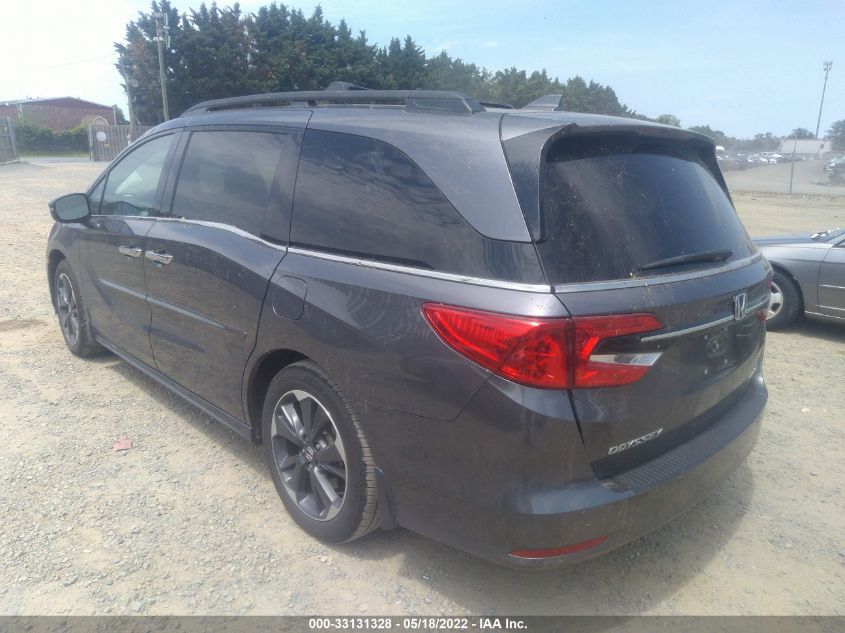 2021 HONDA ODYSSEY ELITE 5FNRL6H90MB007607