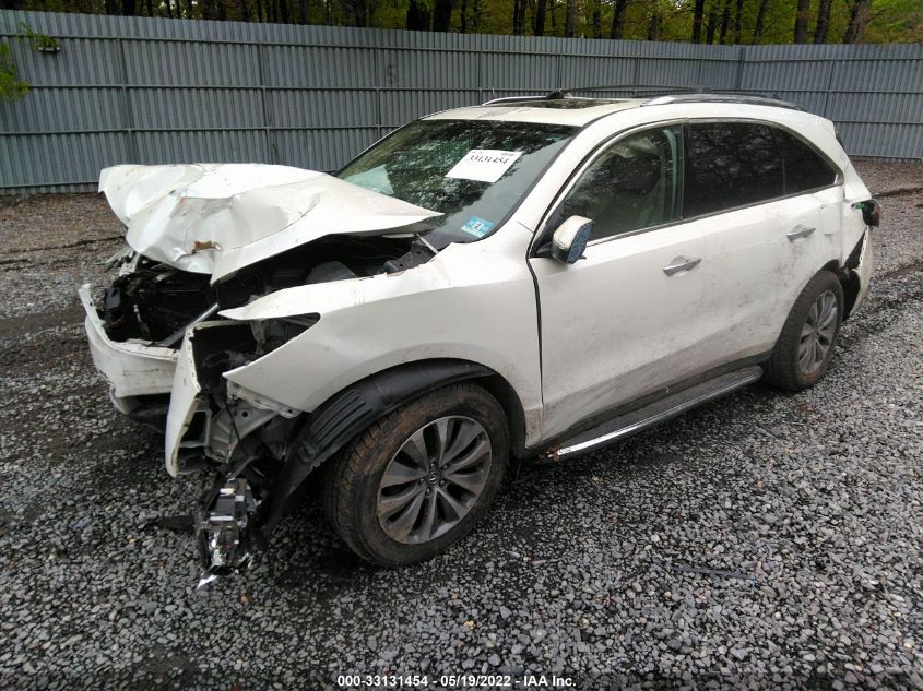2014 ACURA MDX TECH/ENTERTAINMENT PKG 5FRYD4H64EB004342