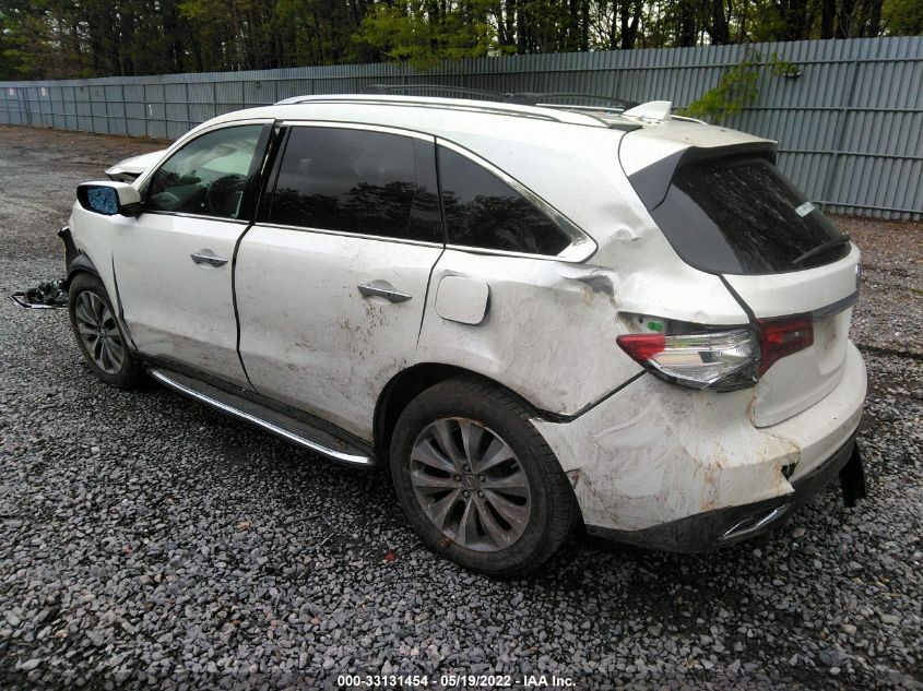 2014 ACURA MDX TECH/ENTERTAINMENT PKG 5FRYD4H64EB004342